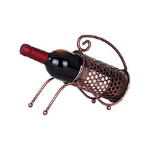 UNU_YAN Moderna semplicità Wine Rack Bottiglie Retro Style Free Standing controsoffitto del Vino del Metallo Rack Supporti Tavolo Vino Bagagli Stand di Bronzo for Piccoli Zona Bar for Kitchen Bar