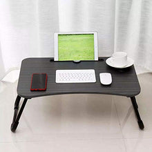 Tavoli da picnic Tavolo pieghevole, supporto per la scrivania del computer portatile per letto portatile vassoio computer portatile per divano table taccuino laptop con portabicchieri per il letto sog