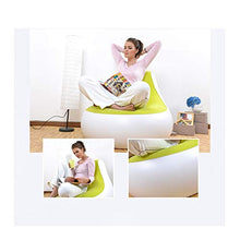 JIE KE Divano Lazy Sofa-Gonfiabile Pieghevole per Uso Interno o Esterno Comodo Divano (Colore : Green)