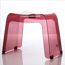 AJH Sgabello da Bagno, Sgabello di Sicurezza per Doccia, Sgabello per Cambio Scarpe in plastica Spessa, Moderno, Minimalista, Antiscivolo, Piccola Panca Adatta per Donne incin
