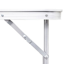 vidaXL Set da Giardino Tavolo Pieghevole 6 Sedie Regolabili Mobili Campeggio