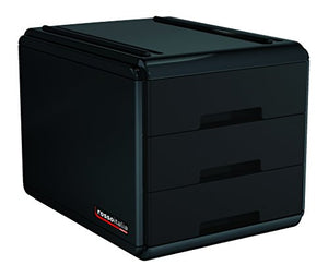 Arda Mini Cassettiera, Nero, Small