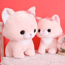 YiXing - Peluche a forma di gatto con gattino, 1 pezzo, colore: nero, altezza: 40 cm