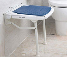 Sgabello da doccia Bagno Doccia sgabello Sgabello Sedia pieghevole Bagno regolabile sgabello pieghevole Sgabello bagno banco della parete Bench Chair parete scarpe Panca con sedile blu sgabello bagno
