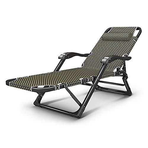 LLSS Sedia Pieghevole Zero Gravity, Lettino Prendisole Reclinabile Sedie a Sdraio reclinabili Impermeabile e Regolabile per Spiaggia Patio Mobili da Giardino Campeggio Ufficio