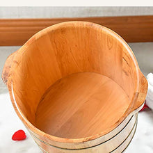 YLL Canna per pediluvio Cedar pediluvio - Piedi ammollo Secchio, Robusto Legno barile for Spa, Massaggi, Sauna (36 cm di Altezza)