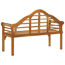 vidaXL Legno Massello di Acacia Panchina da Giardino a 2 Posti Panca Sedile