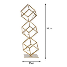 NYKK Portabottiglie da Tavolo Creativo Geometric Wine Rack Decorazione Soggiorno Accessori for mobili Wine Metal Wine Rack Portabottiglie e armadietti da Cucina (Dimensione : B)