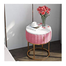 GXT WGZ- Comodino Camera Locker, Camera da Letto Comodino, Soggiorno Locker, Living Room Divano Fianco del Mobile (Color : Pink)