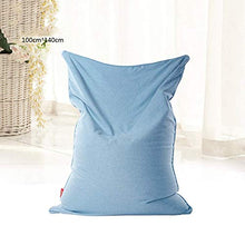 LuoMei Pouf Divano Pigro Sedia Portatile Coccola Lavabile Divano per Bambini Camera da Letto per Bambini Invio Gratuito Pennello AppiccicosoGrigio, 62.99x51.18IN