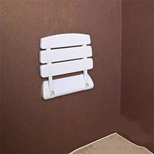 Accessori da bagno - ABS Bagno Cassetta di sicurezza antiscivolo Comodità Posto a sedere Doccia Bagno sgabello pieghevole disabili / incinta / anziani doccia Sedile sgabello può sopportare 150KG (bian