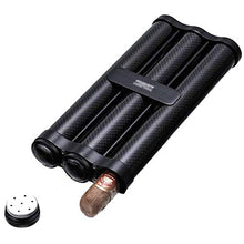 NIHAOA Accessori del Sigaro Corrosione Singolo Cigar Humidor - Portable Sigaro idratante Tubo di Viaggio Cigar Set in Fibra di Carbonio Materiale Cigar Box Buon apporto di umidità