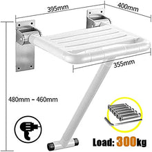 LXYYSG Sedile Doccia Ribaltabile, Sgabello a Parete Pieghevole Bagno Doccia Sgabello Sedia Pieghevole, Antiscivolo Sgabello Bagno, Facile da Installare, per Anziani Senior, Disabili, Donna Incinta