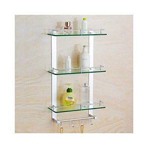 NHLBD Mensola da Bagno, mensola portaoggetti - 3. Piano Bagno Rack Set, Wall Hanging Magazzinaggio Rustproof Acciaio Inossidabile Doccia Caddy for partizione da Bagno (Dimensioni: 30cm) (Size : 60cm)