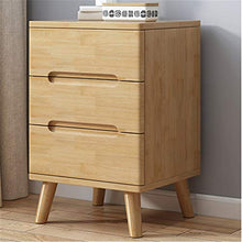 BGROESTWB Comodini Cabinetto in Legno massello Curvo Camera da Letto Cabined Cabinet Cabinet Cabinetto Cassettiera a Tre cassetti Cassettiera per Soggiorno (Color : B, Size : One Size)