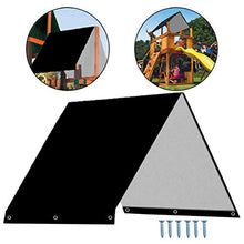 Dbtxwd Copertura Impermeabile per tettoia per Parco Giochi per Bambini Tendalino di Ricambio per Tenda Parasole,Nero