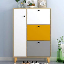 LYLSXY Scarpe da Scarpe, Scarpe Armadio Cabinet Cabinet Europeo in Legno Massello in Legno Massello Multifunzionale Soggiorno Armadietto Porta Armadio