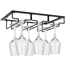 Portabicchieri Da Vino Nero Cucina Salvaspazio Portatile Ringhiera In Stile Europeo Sotto L'armadio Appendiabiti Novità Scatola Di Immagazzinaggio Stand Alto-_4 File Porta Vino Arredamento Casa