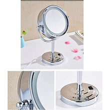Specchio Trucco Dressing Table trucco dello specchio girevole specchio ingranditore, specchio del bagno 8.5 pollici dello specchio di bellezza d'argento su due lati rotante 10X di ingrandimento Specch