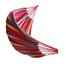 Yardwe 1Pc Amaca di Tela Allaperto Amaca Portatile Portatile con Borsa per Il Trasporto per Giardino Cortile (Rosso)