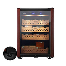 Umidificatori Humidor Delle Famiglie A Doppia Refrigerazione Cigar Cabinet Legno Di Cedro Solido Frigorifero Idratante Sigaro Gabinetto Professionista Sigaro Gabinetto In Grado Di Memorizzare 500 Siga