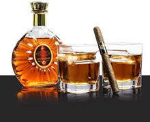 QJTZ Titolare 4PCS Whiskey Vetro con Il Sigaro for Wine Bourbon Brandy for Gli Amanti della Sigaretta del Sigaro Old Fashion Ultra Clear Glass Cigar (320ml) 712