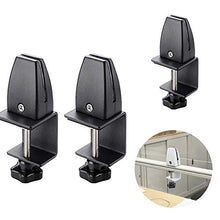 MIAOLEIE Parete-Clip Fisso 2 Pz Clip in Lega in Lega per Desktop Regolabile Schermo-Partition Partition Paripiere Baffle Morsetto Desktop Privacy Panel Scherm Clip