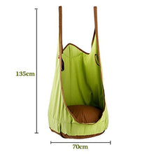 liangzishop Swing Amaca Verde Seat Swing Carrello del Cotone del Bambino della Tela di Canapa a Battente Adatto for Uso Interno ed Esterno Altalena da Giardino