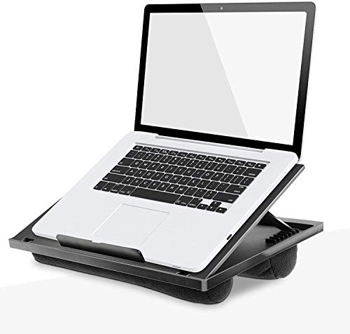 HuaNuo Supporto per Laptop con Cuscino - Flessibile Regolabile con 8 Angoli, Supporta Notebook, Tablet, Fino a 15,6