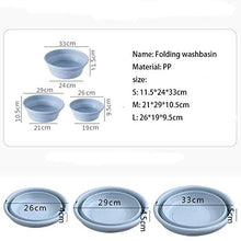 1PC Outdoor Pieghevole Lavabo Pieghevole Benna Contenitore Portatile Bacino Pieghevole in plastica lavabo Accessori per Il Bagno, S Rosa
