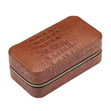 Cigar Humidor, di Alta qualità Hardware Zipper Legno di Cedro Cigar Box Caso Portatile Sigaro Built-in Sigaro Umidificatore (205 * 108 * 86MM),B