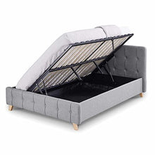 Mobilier Déco Cody Lettino da Giorno, Legno, Grigio, 2 personnes (standard)