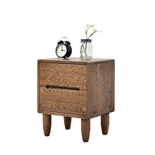 GXT WGZ- Comodino Camera Locker, Camera da Letto Comodino, Soggiorno Locker, Living Room Divano Fianco del Mobile (Color : Walnut Color)