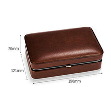 Cigar Humidor, Gift Box 4 Sitcks Viaggio Portatile Cigar Humidor Set Cigarette Box Cedar Uomini di Wood (290 * 121 * 70MM)