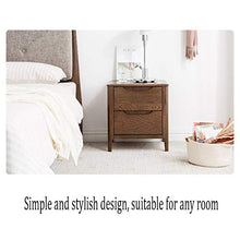 GXT WGZ- Comodino Camera Locker, Camera da Letto Comodino, Soggiorno Locker, Living Room Divano Fianco del Mobile (Color : Walnut Color)