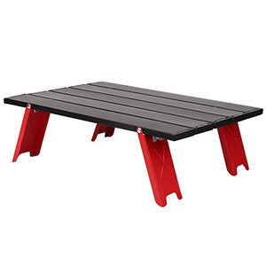 SORA Tavolino Pieghevole da Campeggio Ultraleggero, Tavolo da Barbecue Scrivania da Campeggio Leggera e Portatile Tavolo da Spiaggia Portatile, per Escursioni e Pesca Barbecue all'aperto