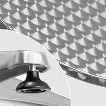 Deuba Tavolo Alto da Bar Alluminio Ø60cm Altezza Regolabile 70cm/115cm Tavolino Bistro Esterno Feste