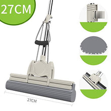 SSAYY Spray Mop Mop di Plastica Multiuso in Cotone in Acciaio Inossidabile Rullo di Spremitura Lavaggio A Mano Senza Acqua Mop per Pulizia del Pavimento