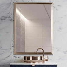 Bathroom mirror Specchio da Bagno in Stile Europeo con Cornice in Lega di Alluminio Specchio antiriflesso a Specchio ad Alta Definizione da Parete Specchio da Bagno Specchio da Bagno