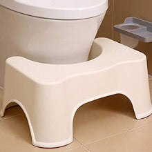 Niduo Bear Sgabello da Bagno Bagno Le Donne Incinte Step Up Sgabello Sgabello Ispessito in plastica, poggiapiedi WC Antiscivolo per emorroidi, stitichezza,Bianca