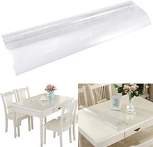 EUUHJK Tovaglia Lavabile PVC Trasparente 2.0mm Rettangolare Quadrata Impermeabile Olio,Antimacchia,Antipolvere,Cucina Sala Pranzo Festa di Compleanno,Eventi,Banchetti