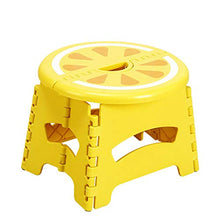 Sgabello Pieghevole per Bambini WC Lavabo Sgabelli da Bagno Convenienza Strumenti di Vita Antiscivolo Modello di Frutta Yellow