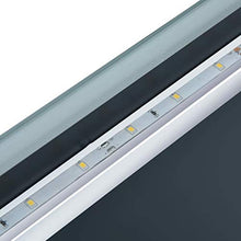 Tidyard Specchio da Parete Rettangolare a LED per Bagno con Sensore Tattile e Orologio 100x60cm,Specchio a Muro Bagno,Specchio da Bagno,Specchio Bagno Parete,Specchio da Parete con Luce LED