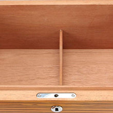 Humidor Cigar Humidor Umidificazione Professionale Scatola per Sigari Scatola per Sigari Portasigari in Legno di Cedro Divisorio Rimovibile Grande capacità 100