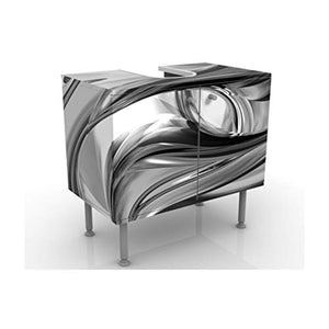 Mobile per lavabo design Illusionary II 60x55x35cm, basso, Larghezza: 60cm, regolabile, mobiletto da lavandino, lavandino, mobiletto da lavabo, lavabo, mobiletto, bagno, bagnetto, mobile da bagno