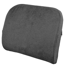 STOBOK Schienale Cuscino di Supporto di Memoria di Cotone Sedia Cuscino Ammortizzatore Posteriore Lombare Sedia Seta Posteriore Cuscino per Home Office Donna Incinta Uso Nero