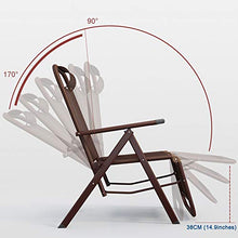 Soul Case Sedia a gravità Zero, Sedia in Rattan, Angolo reclinabile Libero con Serratura, Sedia da Patio con Cuscino Sagomato, Sedia reclinabile Pieghevole, Supporto Fino a 350 libbre (Marrone)