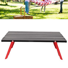 01 Tavolo da Campeggio Portatile, Tavolo da Spiaggia Portatile, Tavolo da Barbecue Leggero e Portatile per Barbecue all'aperto, Escursionismo e Pesca in Campeggio
