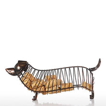Tooart Wine Cork Holder, Contenitore per Vino Cork in Ferro Bassotto, Marrone, 13,8 * 4,7 * 5,9 Pollici