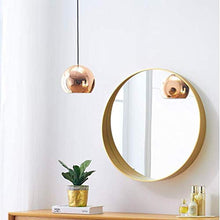 IG Specchio da Bagno Specchio per Trucco per Trucco per Trucco con Scaffale da Bagno Portico a Parete Appeso a Parete,D,70 Cm.